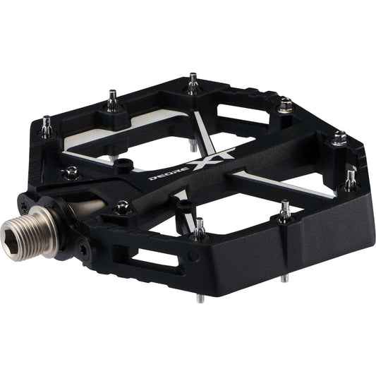 Shimano Deore XT MTB flat pedals, black
