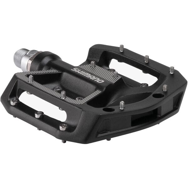 Shimano MTB flat pedals, black
