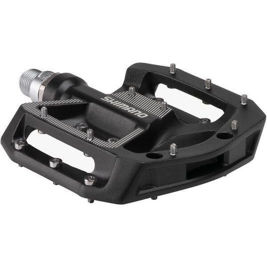 Shimano MTB flat pedals, black