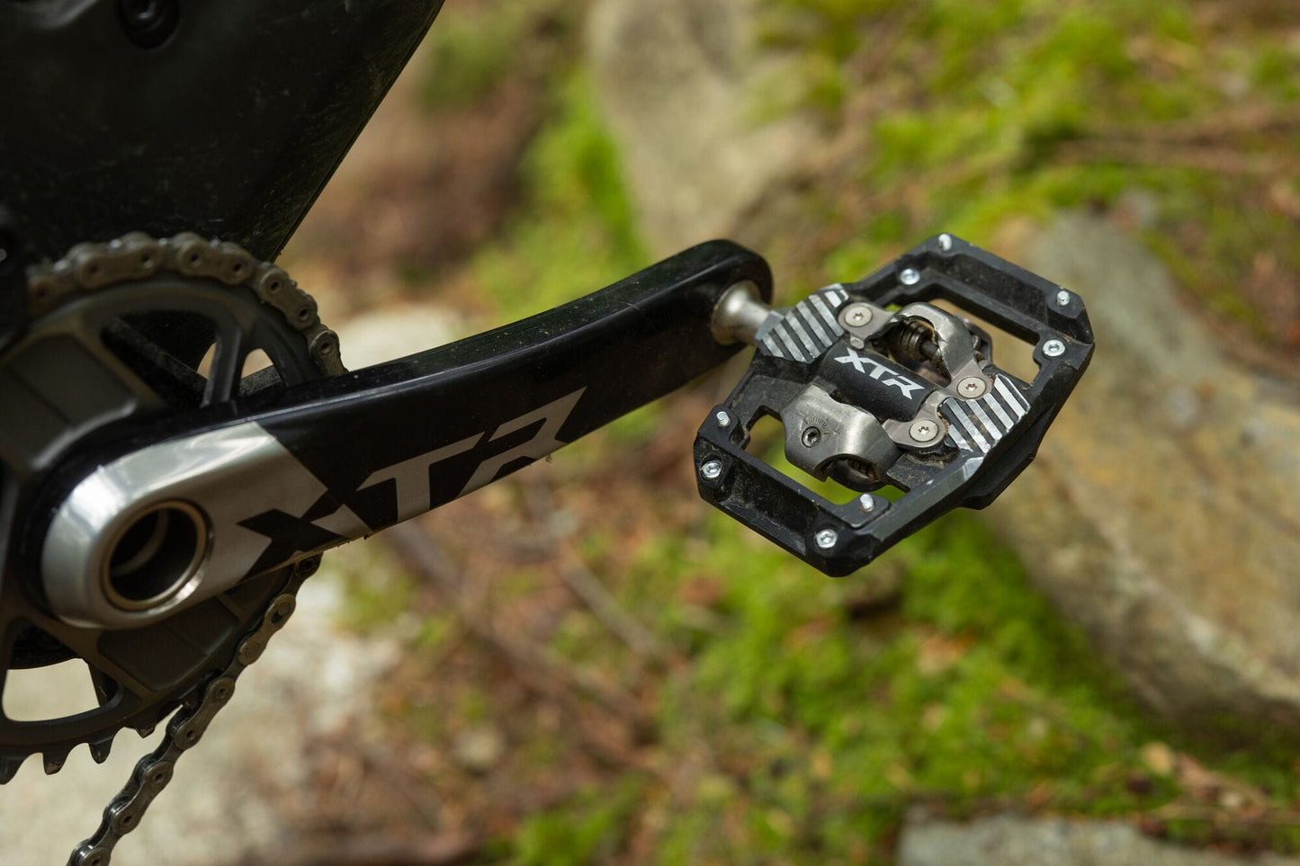 Shimano XTR trail wide platform pedals