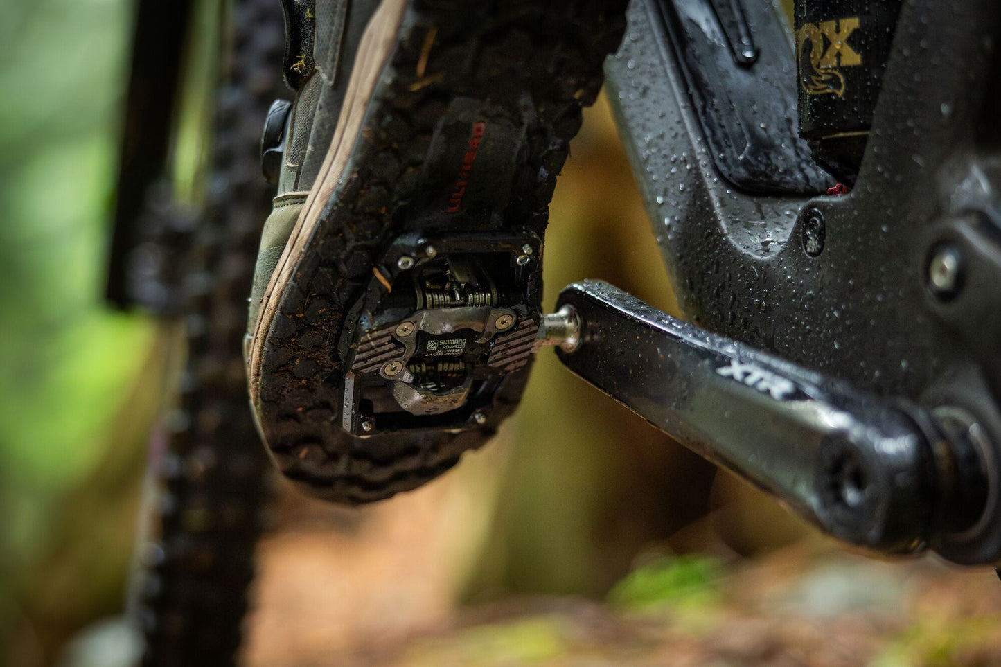 Shimano XTR trail wide platform pedals