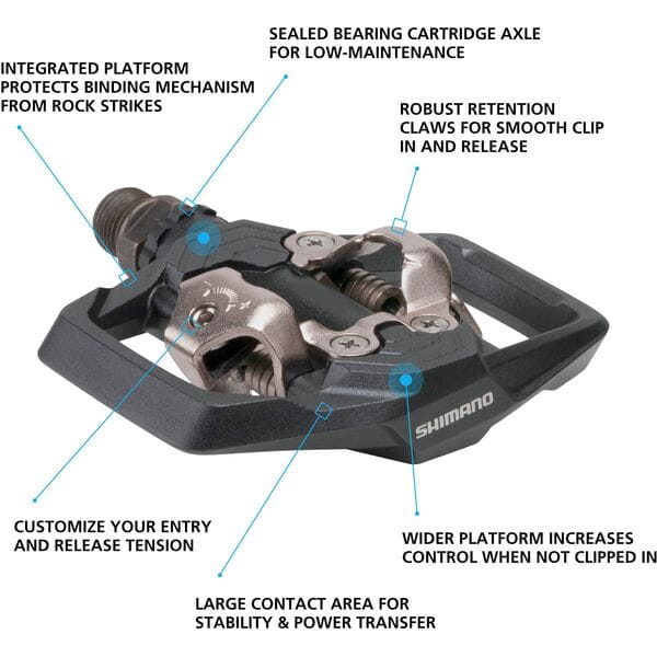 Shimano  SPD pedals, black